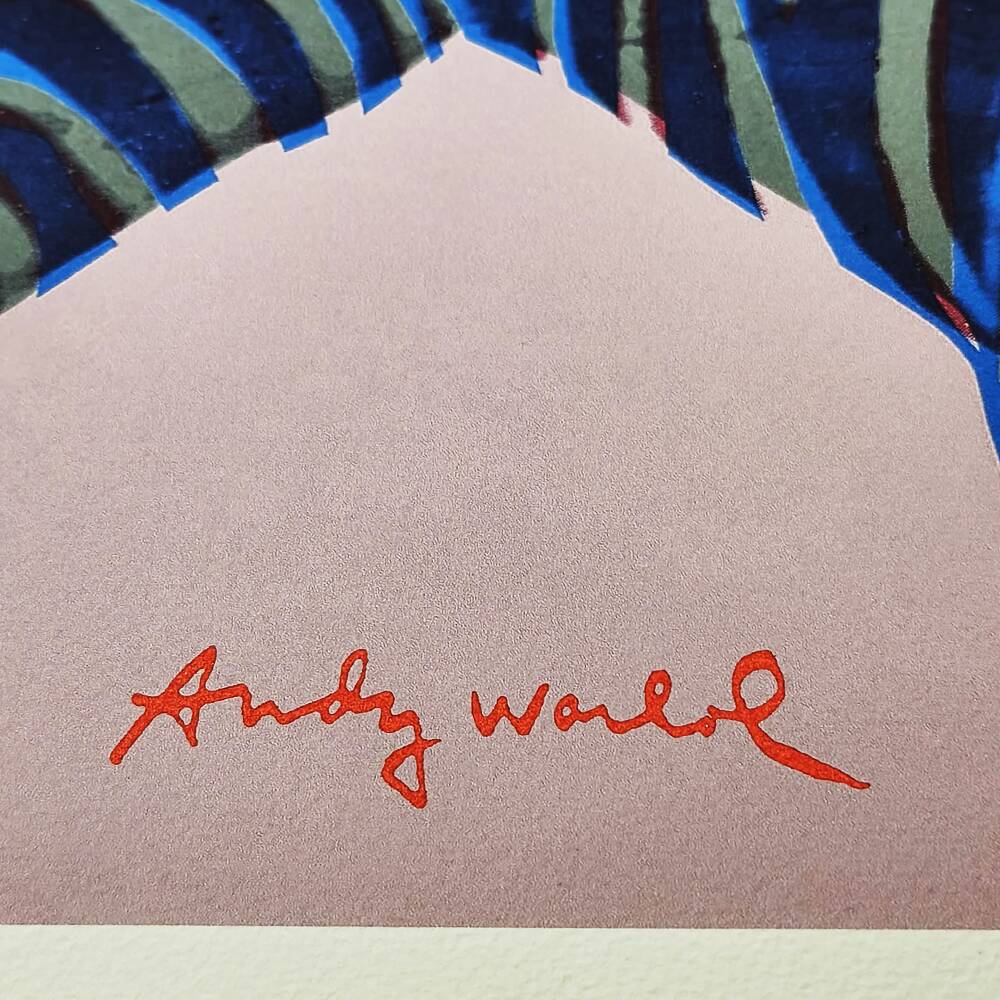 Limited Edition Lithograph "Grevy's Zebra" by Andy Warhol