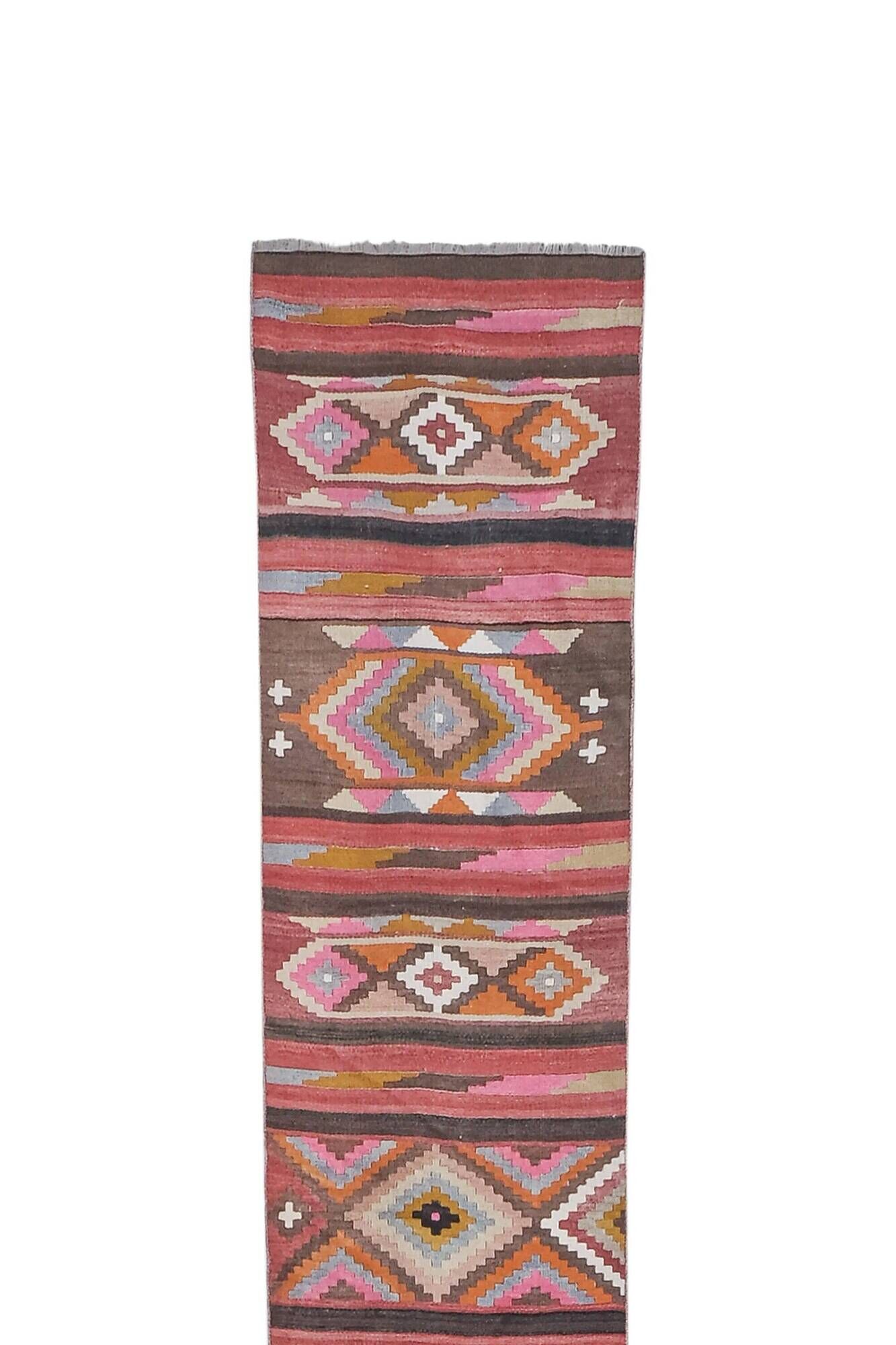 Vintage Turkish hallway rug 70x700 cm