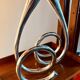 Paire de bougeoirs design scandinave vintage