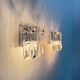 Pair of crystal sconces by Kinkeldey, Germany, 1970s