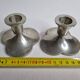 Pair of Just Andersen designer candlesticks, Denmark