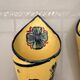 Old pair of ceramic faience bouquets henriot quimper yellow