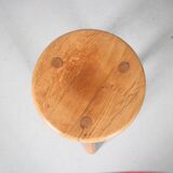 Tabouret de trépied brutaliste des années 1970 des Pays-Bas