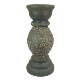 rare large jopeko PLANT STAND plant pot with base fat lava ceramic 1970s