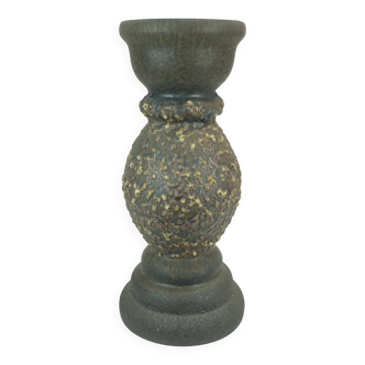 rare large jopeko PLANT STAND plant pot with base fat lava ceramic 1970s