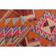 1970s Vintage Turkish Hand-Knotted Wool Cotton Purple Runner Rug 85x292