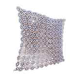 Nappe crochetée main en pur coton 108 cm x 100 cm