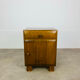 Art Deco bedside table in wood, 1940s/50s