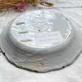 Antique French Earthenware Plate 18th Century NEVERS Landscape Motif