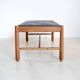 Brutalist Scandinavian coffee table, slate top.