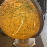 Illuminated glass globe, ed Girard-Barrère & Thomas, 1945-50