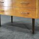 1970s UP Zavody Czech Mid Century Vanity Chest With Mirror