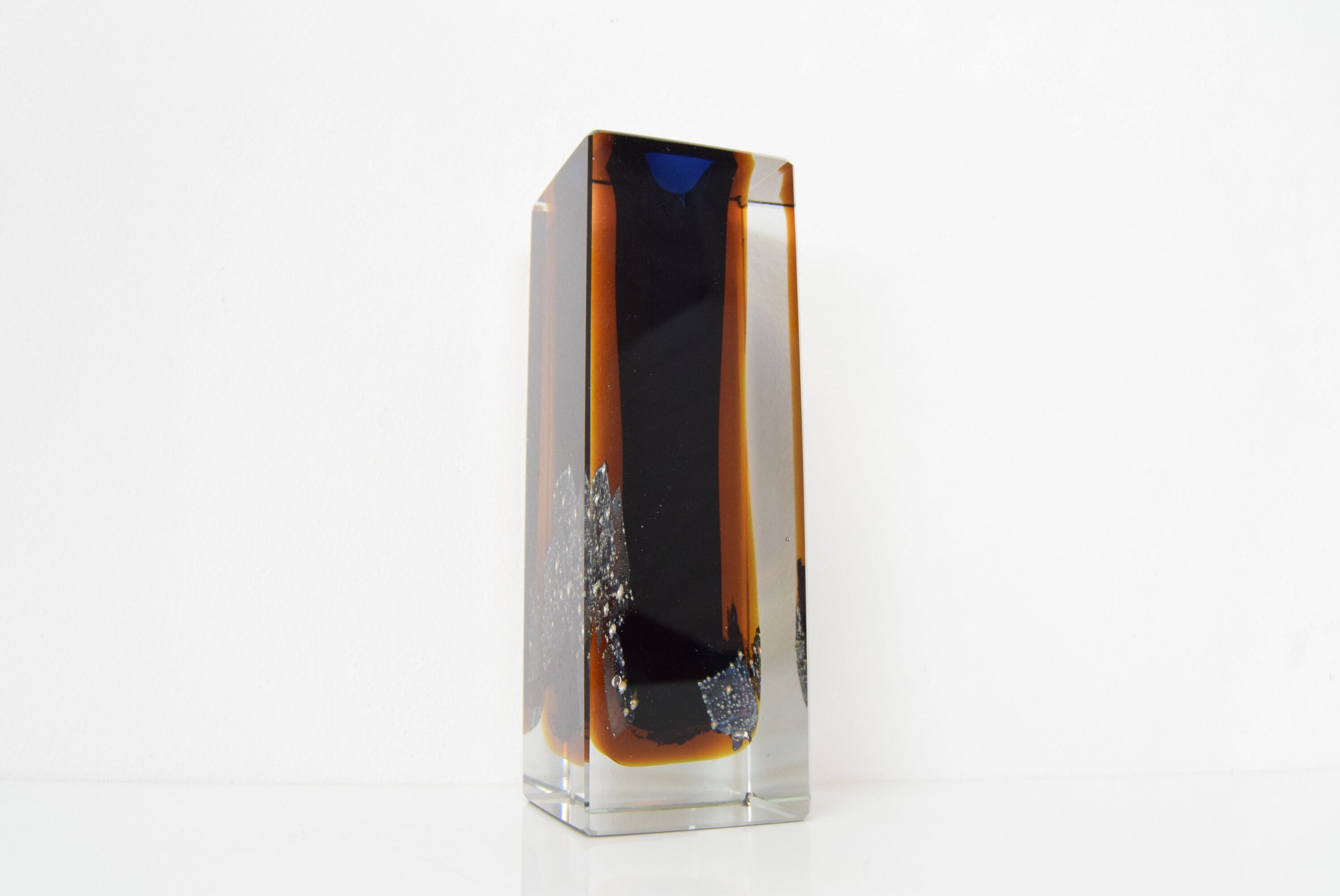 Cut Vase,designed by Pavel Hlava,"Night sky",1950's