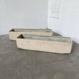 Pair of Modernist Eternity Planters by Willy Guhl