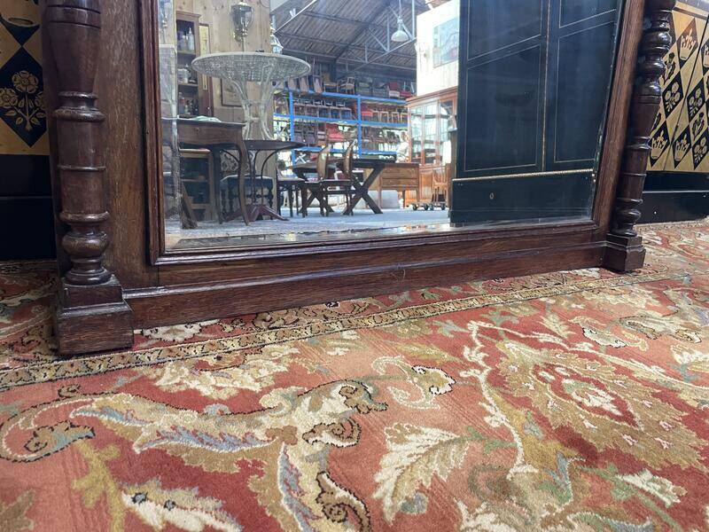 Renaissance style mirror - Haute époque in oak