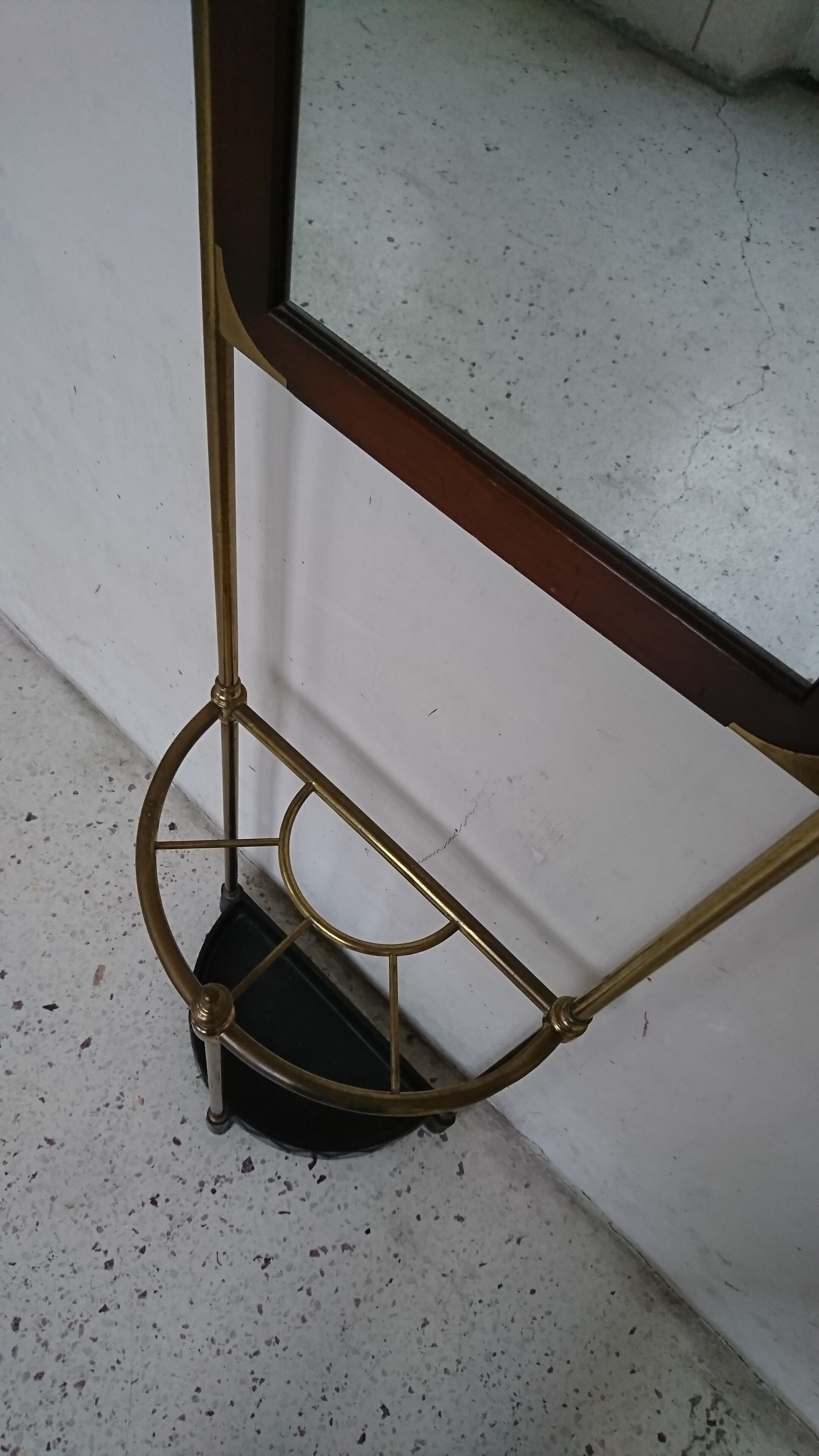 Coat rack and umbrella