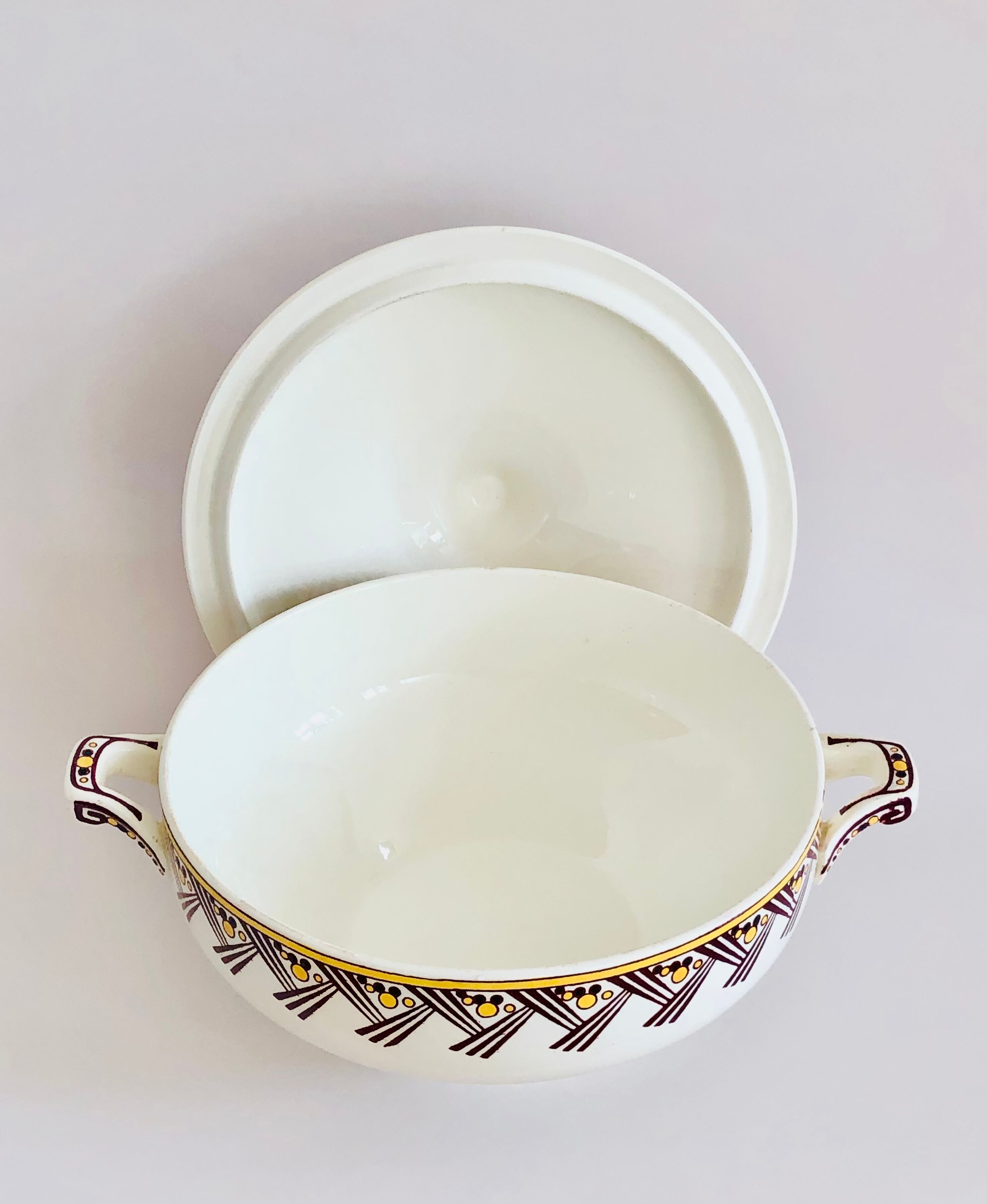 Vintage ceramic soup kitchen Boch, Belgium