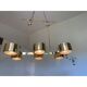 Italian Sputnik Candlestick Metal Gold Stilnovo Lelli Style