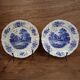 2 Sarreguemines Romantic model dessert plates