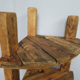 Rustic coniferous wood notch