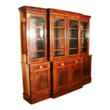 English library in mahogany nineteenth century