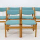 1960s Set of 6 Bentwood Dining Chairs, Denmark