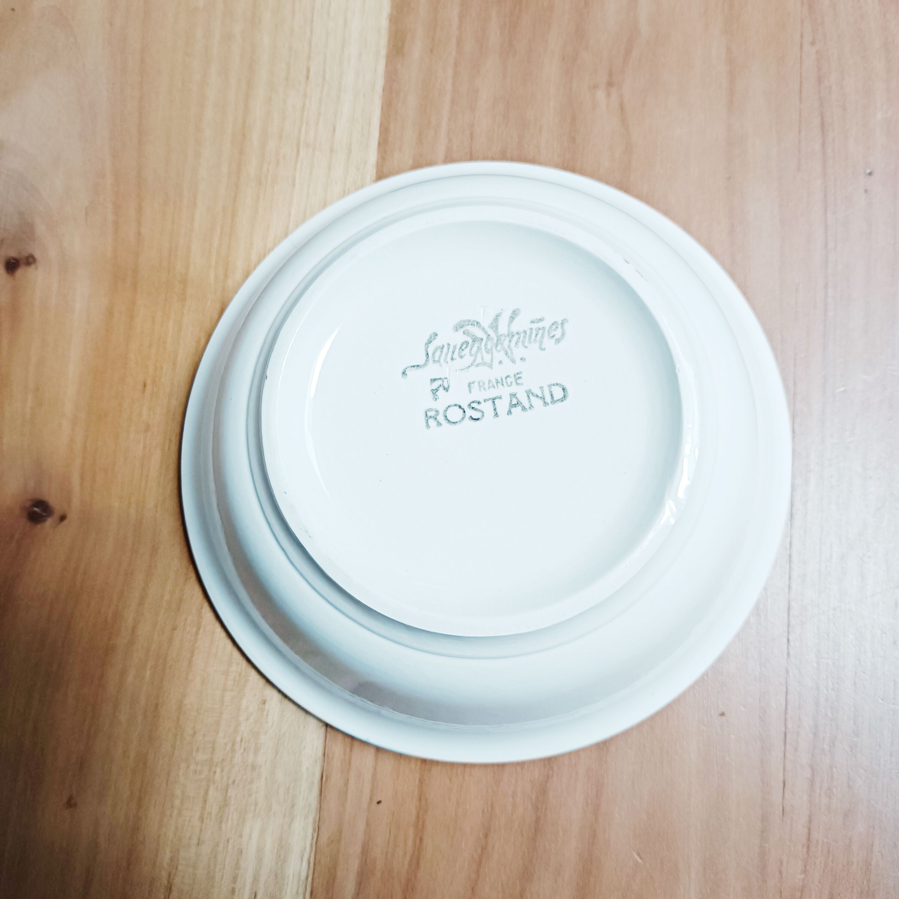 Old Sarreguemines Rostand jug