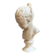 Sculpture en plâtre, buste d’enfant la boudeuse