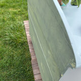 Vintage 4-drawer chest in sage green pine.