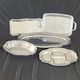 Serving Tray Set of 5, 1960s French Mid Century Tableware,