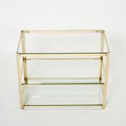 Table d’appoint en bronze signée J.T. Lepelletier pour Broncz vers 1960