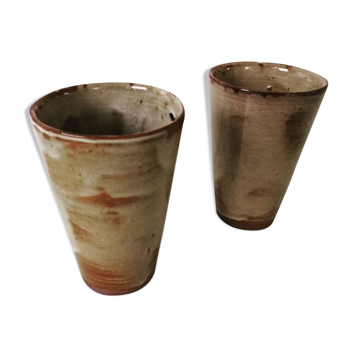 Pair of vintage ceramic cups