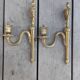 Paire d'applique en bronze style Louis XV