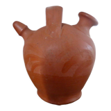 Jug, terracotta gargoulette