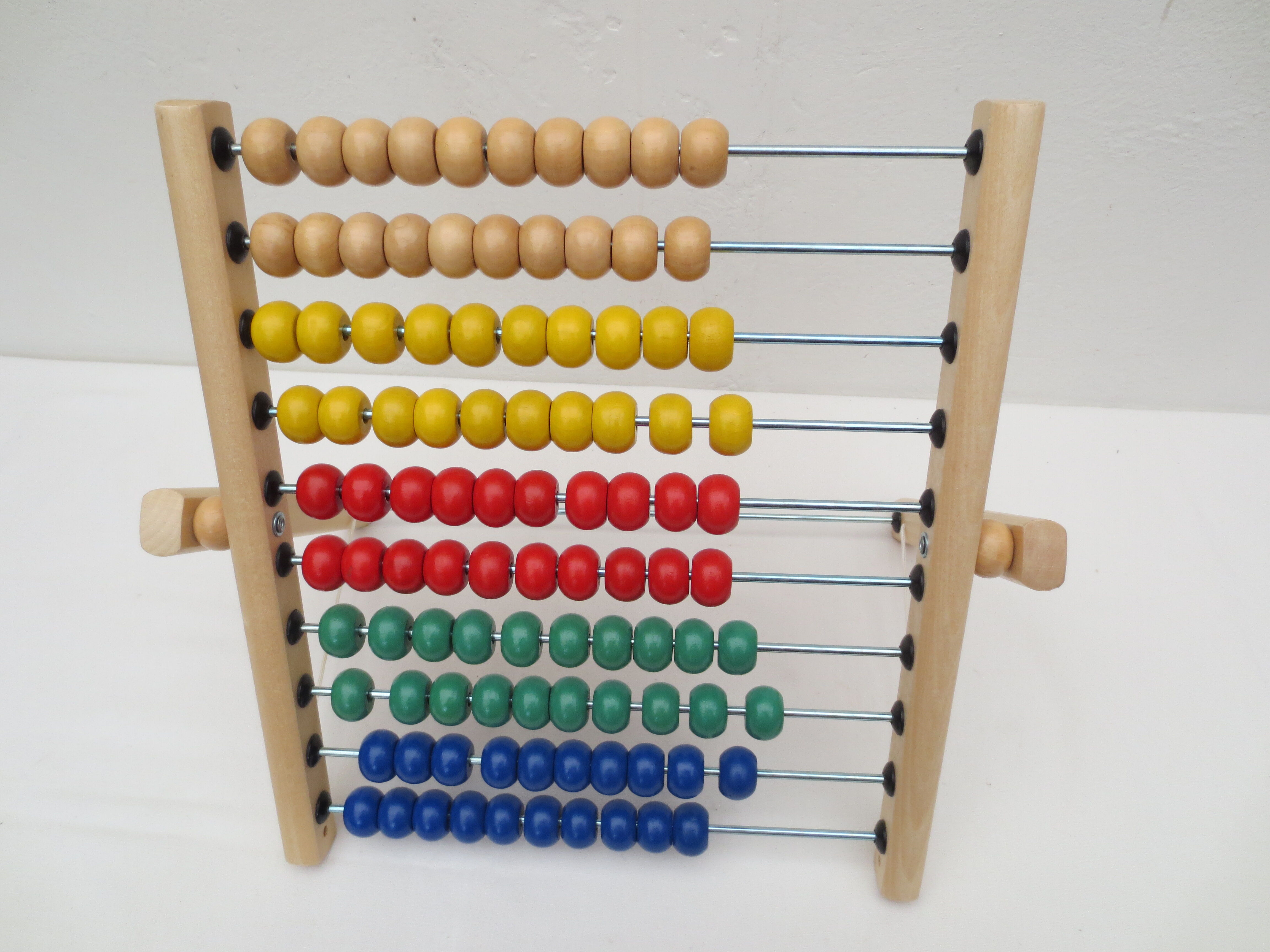 Large coloured wooden abacus for the child's learning