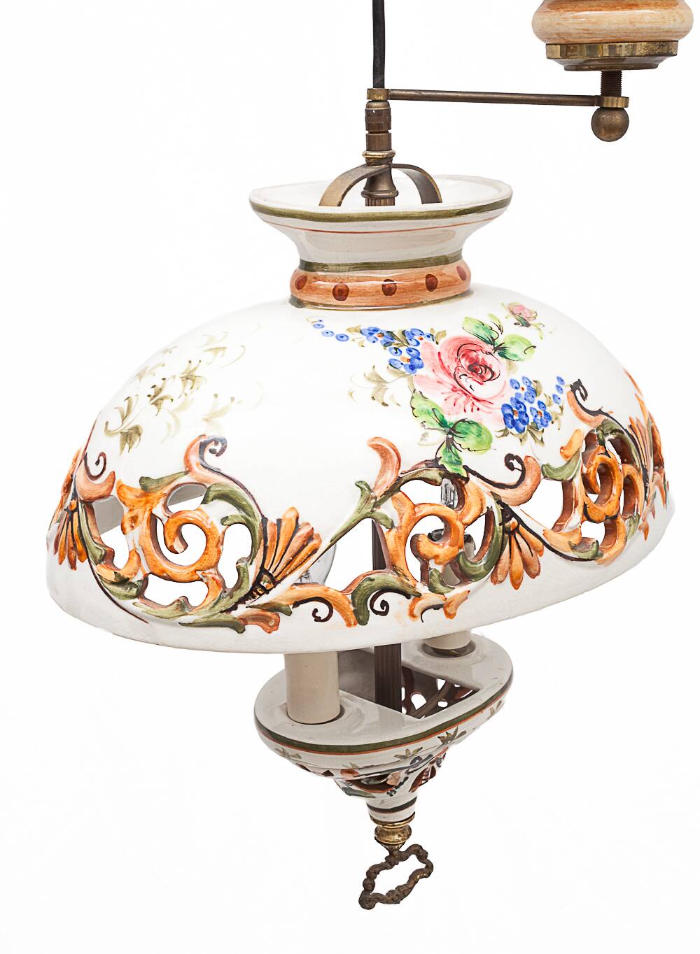 Ceramic up-and-down chandelier