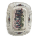 Large serving dish from the Sarreguemines pottery, 1900.