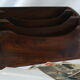 Vintage mail holder in cherry wood