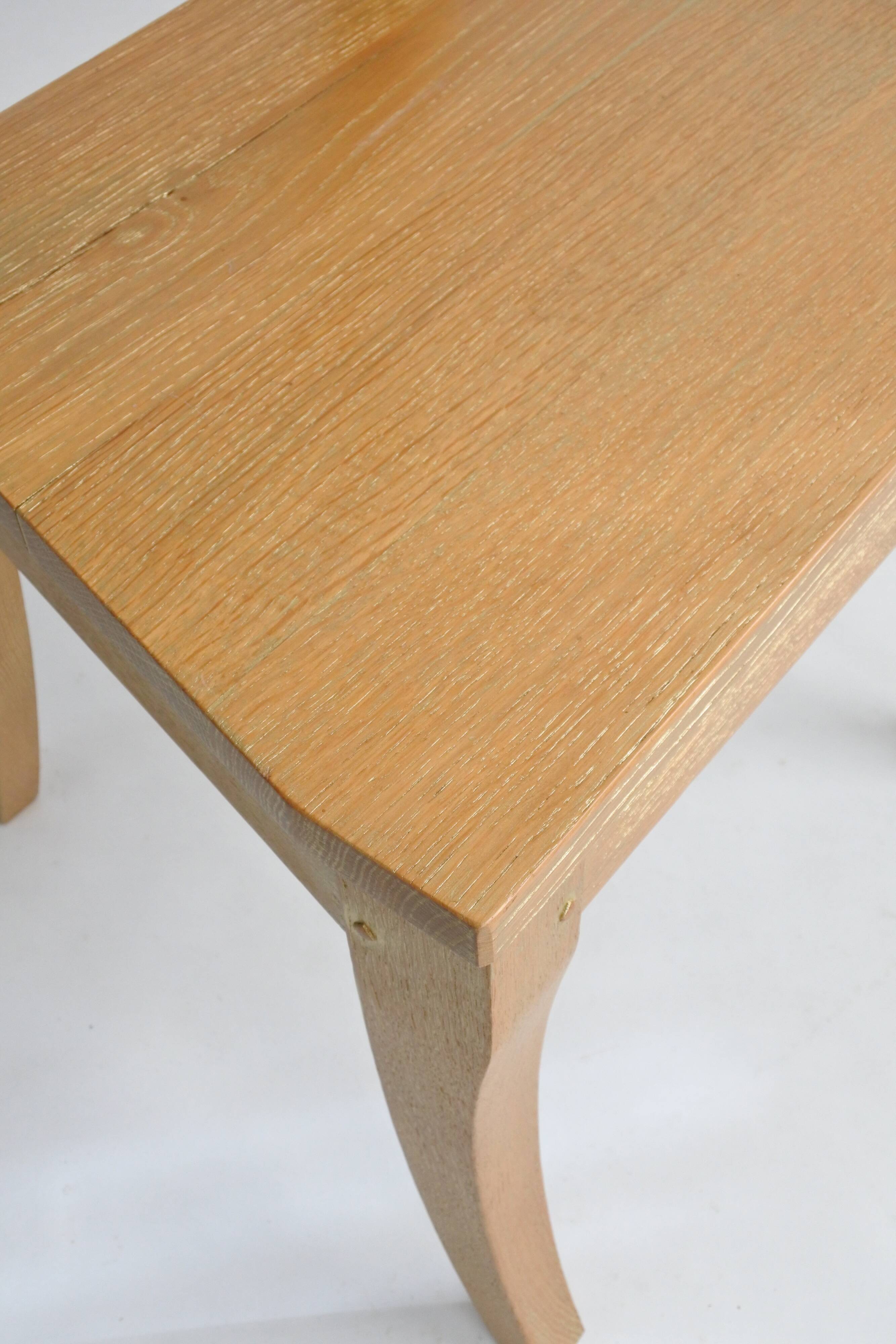 Golden cerus oak chair