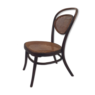 Bentwood and cane nursing chair by J&J Kohn, 1910