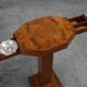 Art Deco Side Table with Drawers & Integrated Ashtray, France 1925