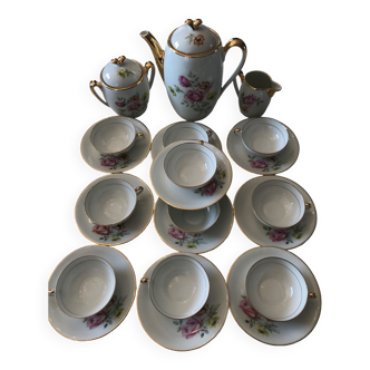 Limoges de Mehun porcelain coffee service