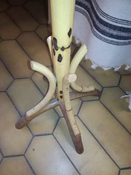 RR Art Vannerie rattan lamppost