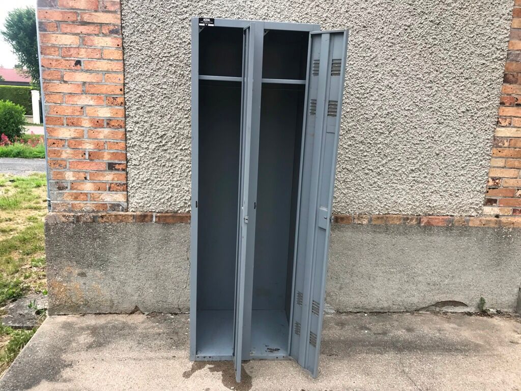 2-door metal wardrobe wardrobe