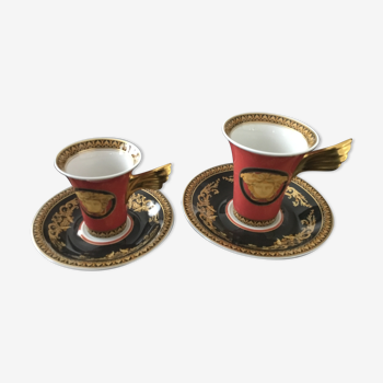 Tasses Versace médusa rouge