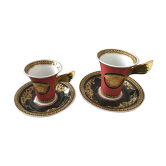 Tasses Versace médusa rouge