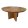 Round table made of solid oak