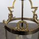 Circular bronze lantern
