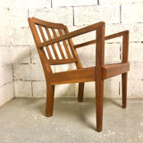 Reconstruction period armchair, René Gabriel style, 1950s