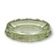 Modern mirrored crystal beveled ashtray, Italy 1940s